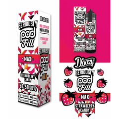 Doozy Seriously Pod Fill Max Strawberry Candy 60ml Salts